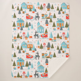 Sherpa cobertor de Natal