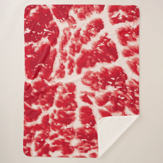 Sherpa Cobertor de Pelúcia de Carne Wagyu