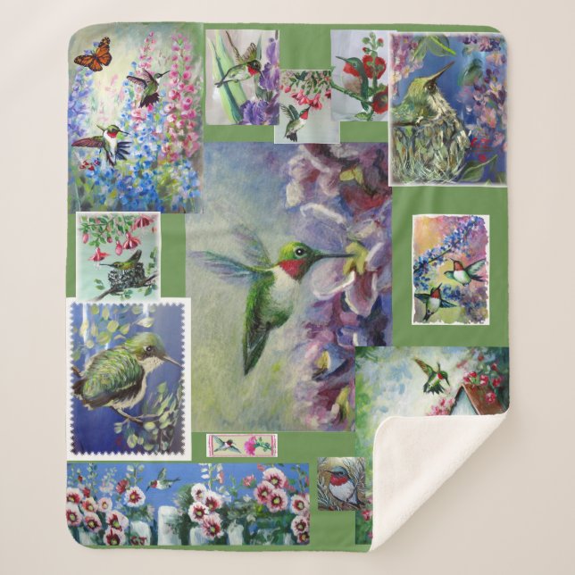 Sherpa cobertor de sabiá (Frente)