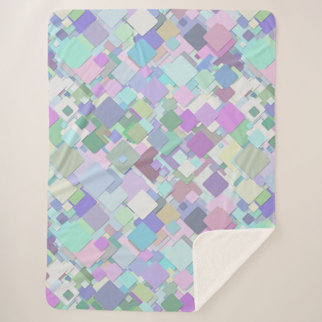 Sherpa cobertor pastel (Frente)