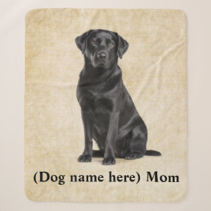 Sherpa Cobertor Personalizado de Cachorro para Mãe de Lab