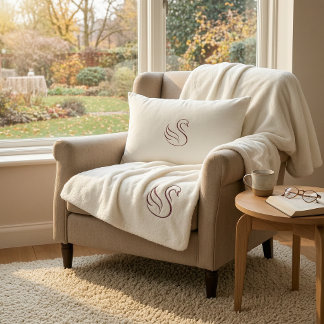 Sherpa Cobertor Quiet Luxury Minimalista Swan Médio Sherp