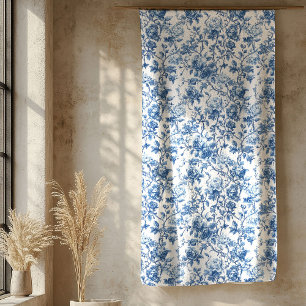 Sherpa Elegante Cobertor Floral de Rosas Toile Francesa A