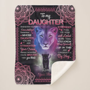 Sherpa Personalizado Para Meu Cobertor De Filha,