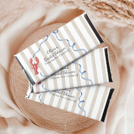 She's a Catch Blue Ribbon Strips Bridal Shower 