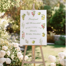 She's fresh off the market bridal shower