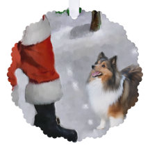 Shetland Sheepdog Sheltie presentes de Natal