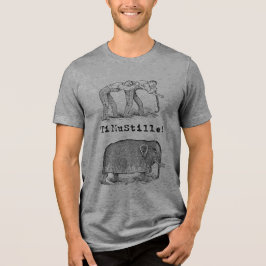 "shhh..." camiseta cinza