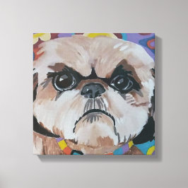 Shi Tzu Stretch Canvas Print