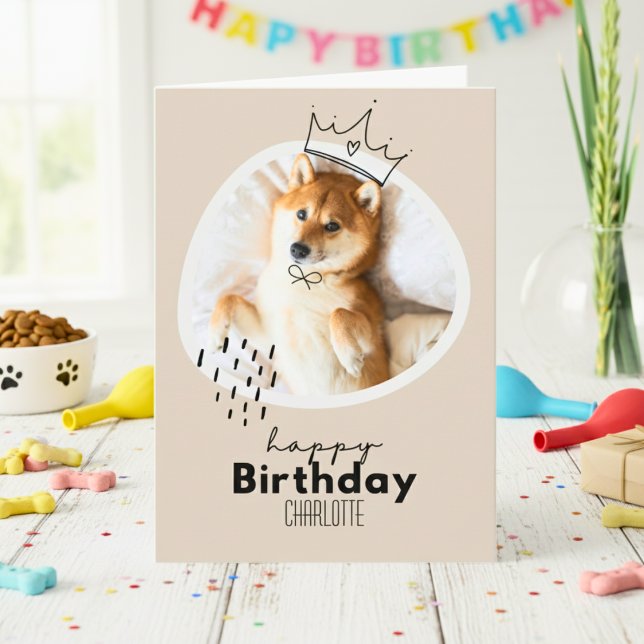 Shiba Inu - Cartão de Aniversário Inspirado (Shiba Inu Inspired Birthday Card)