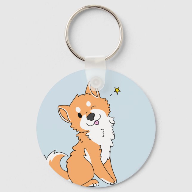 Shiba Inu Chaveiro (Frente)