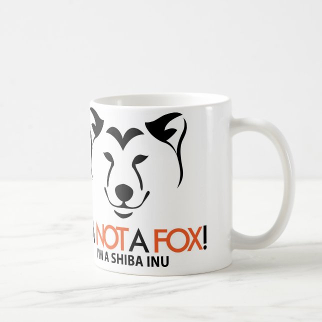 Shiba Inu: Eu não sou uma caneca do oficial do Fox (Direita)