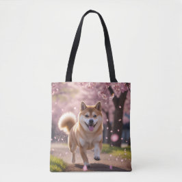 Shiba Inu Tote Bag Elegante