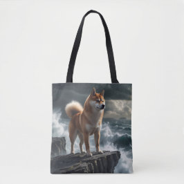 Shiba Inu Tote Bag Elegante