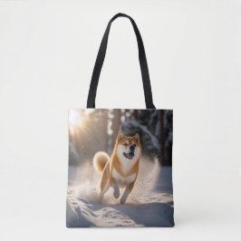 Shiba Inu Tote Bag Elegante