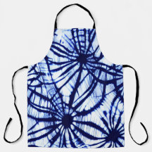 Shibori Pattern Tie Dye Apron