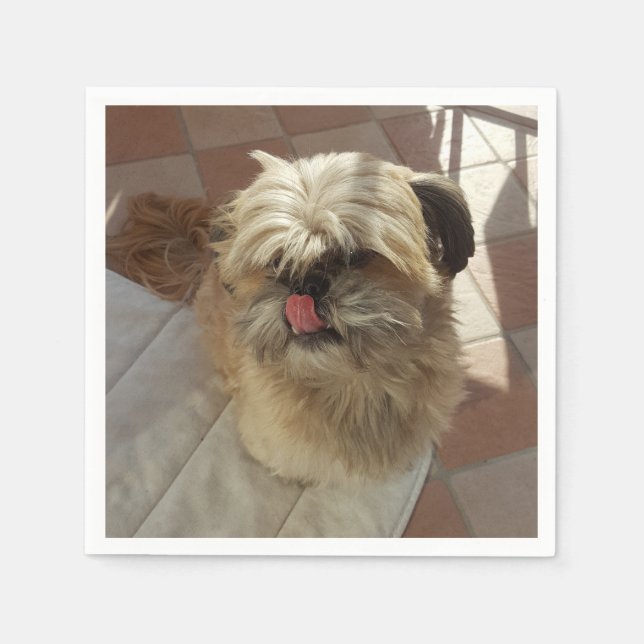 Shih Tzu - guardanapos de papel (Frente)