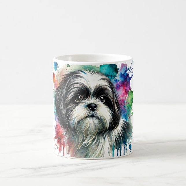 🐾 Shih Tzu Lovers, esta caneca é para você! 🐾 (Centro)