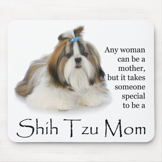 Shih Tzu Mãe Mousepad (Frente)