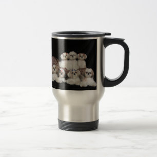 Shih Tzus é anjos com caneca de viagem das suiça