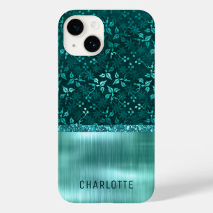 Shimmer Glitter Floral Moderno Personalizado
