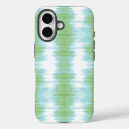 Shimmer Ikat in Green and Aqua