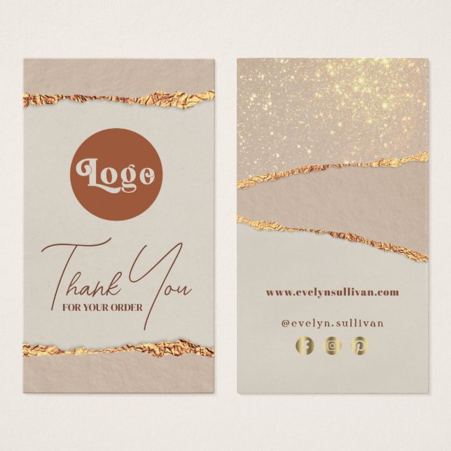 Shimmer rasgou o folheto de papel (Frente & Verso)