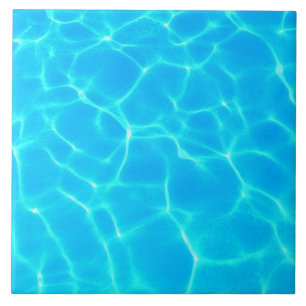 Shimmering Blue Piscina Water Refletions Foto