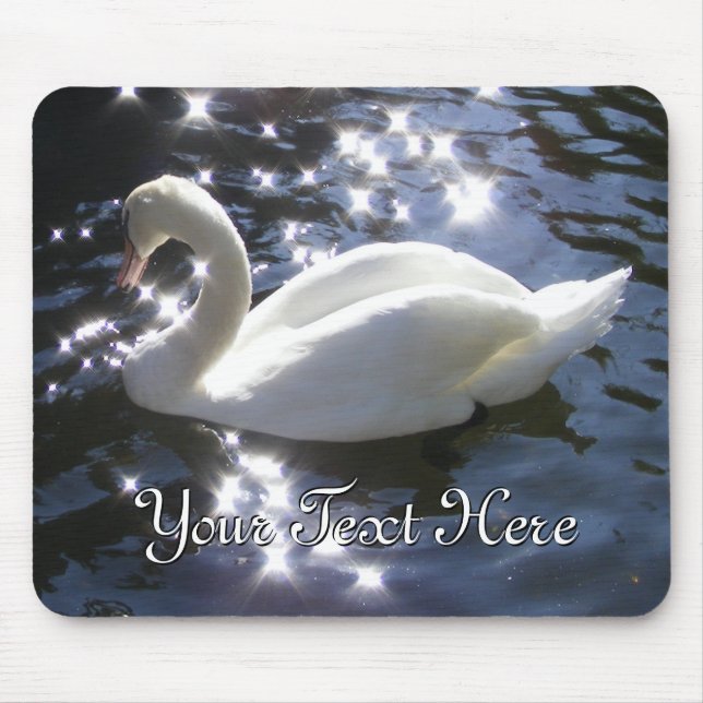 Shimmering Swan Mousepad (Frente)