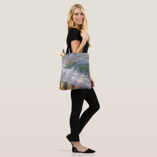 Shimmering Water on Rocks Tote