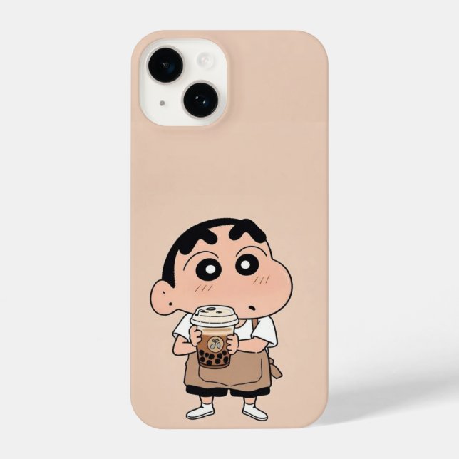 Shin-chan Barista Bubble capas de iphone (Verso)