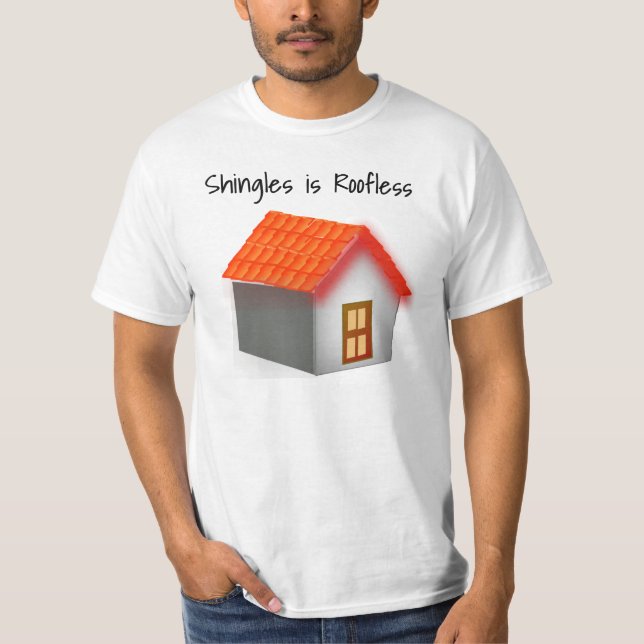 Shingles Mantenha sua camisa em alerta nas costas (Frente)