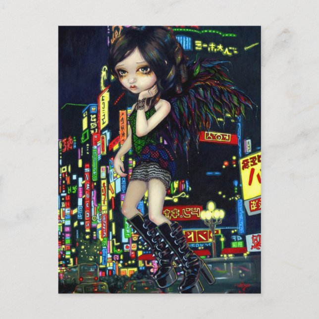 "Shinjuku Angel" Cartão Postal (Frente)