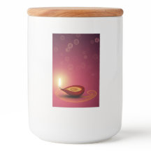 Shiny Happy Diwali Diya - Etiqueta do contêiner de