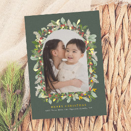 Shiny Winter Garden Green Arch Christmas 1 Photo