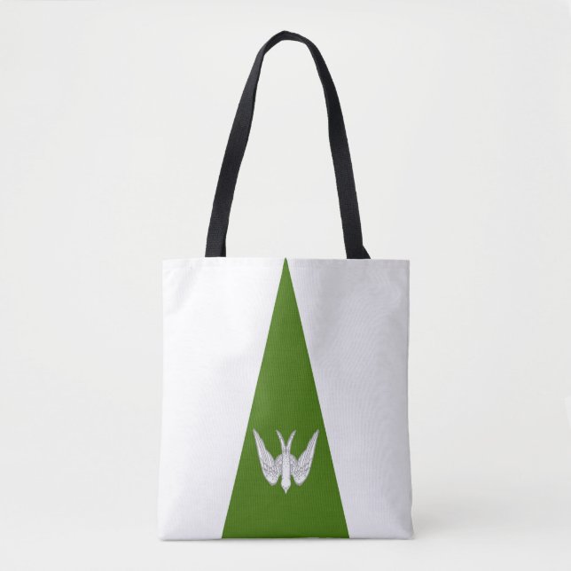 Shire de Nant Y Derwyddon Populace Crachá Tote Bag (Frente)