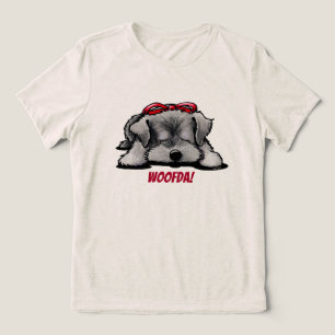 Shirt Schnauzer Woofda Tri-Blend
