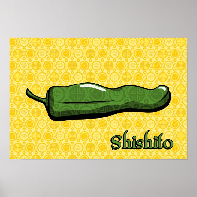 Shishito Chili Pepper Poster (Frente)