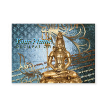 Shiva Blue Damask - Negócios, Cartão de visita