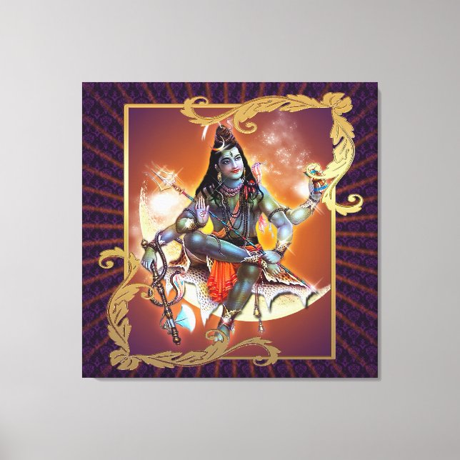 Shiva - Brilho Sunset - Canvas (Frente)