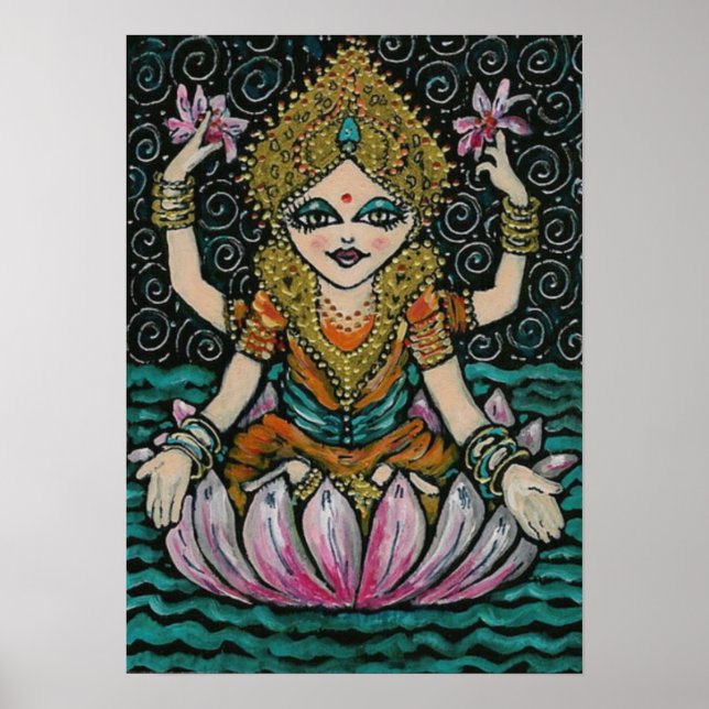 Shiva Diva **YOGA GIRL Poster (Frente)