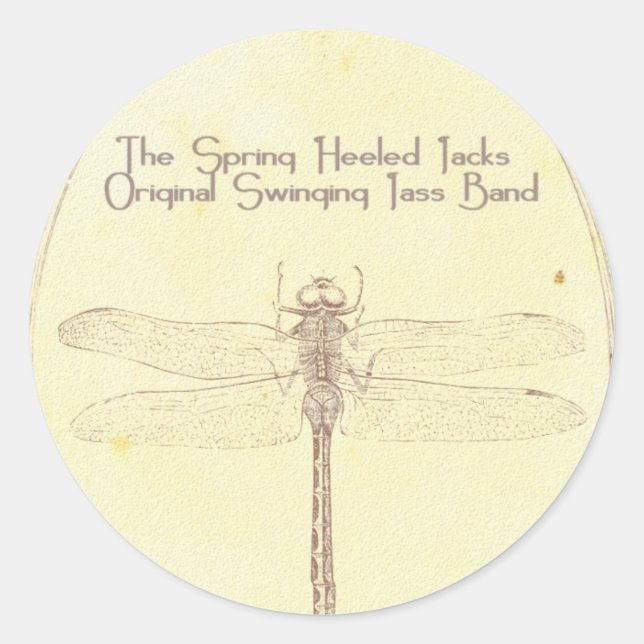 SHJ 2010: Folha do adesivo da Dragonfly (Frente)