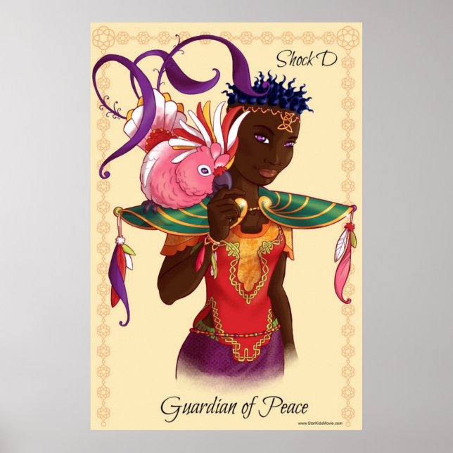 Shock D Guardian of Peace Movie Poster 24x36 (Frente)