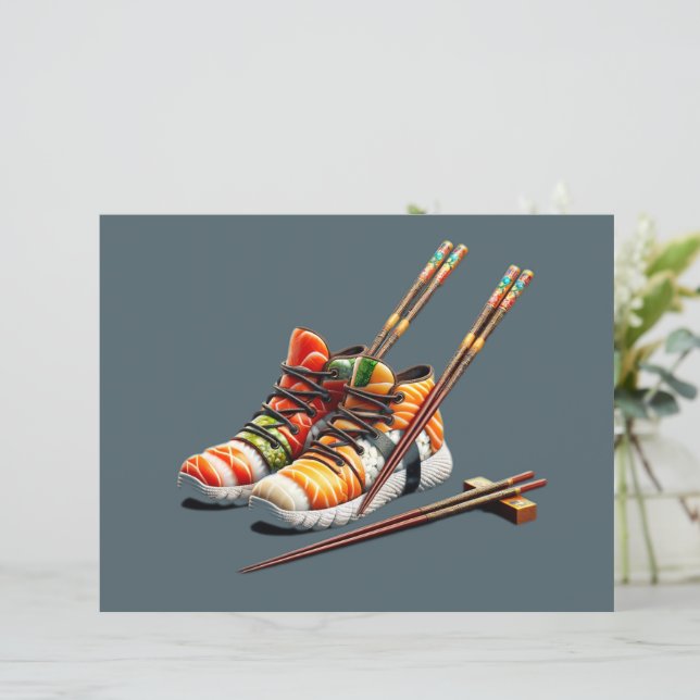 Shoeshi ME - Sneaker Sushi Único (Em pé/Frente)