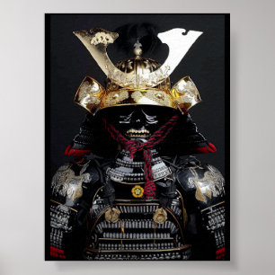 Shogun Samurai armor Poster Wall Art