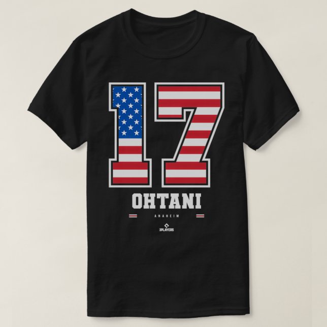 Shohei Ohtani US Flag Number Pullover (Frente do Design)
