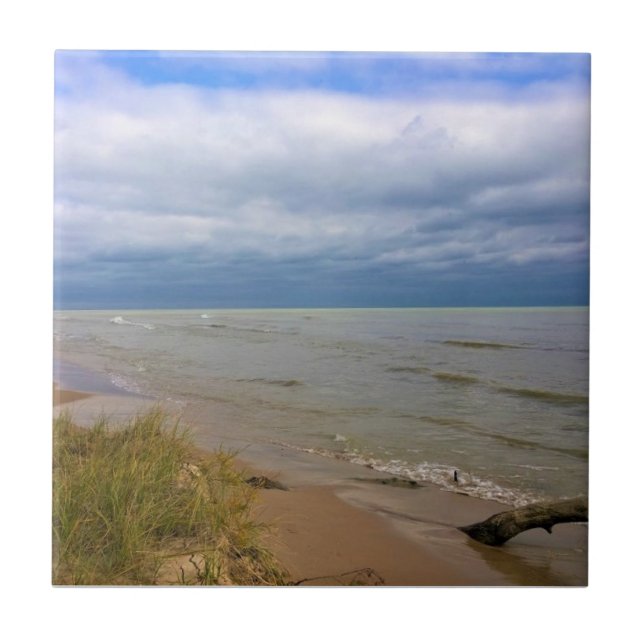 Shore do lago Michigan, Sheyboygan, WI (Frente)