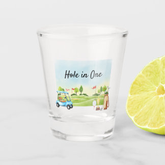 Shot Buraco num copo de golfe