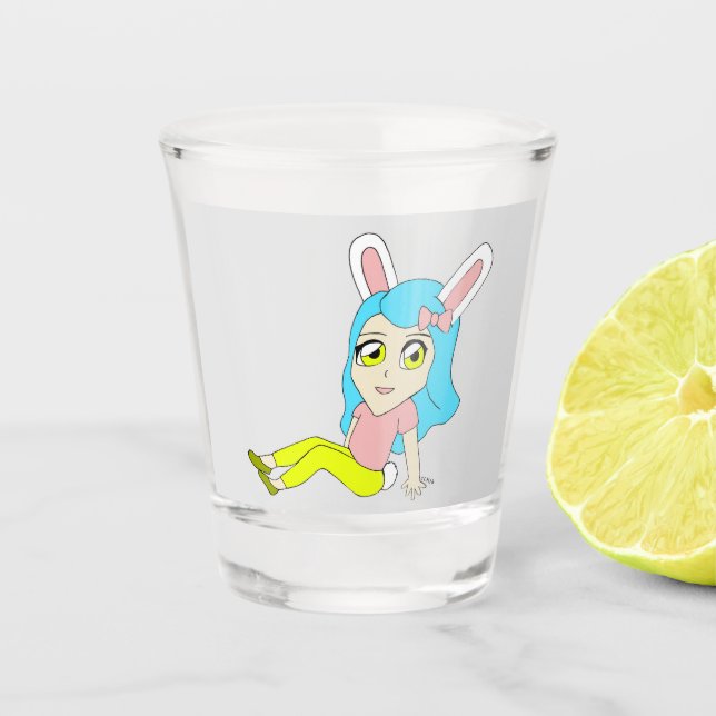 Shot copo de chibi bunnygirl (Frente)