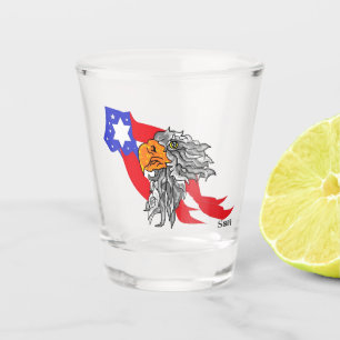 Shot Copo de shot: águia-calva americana